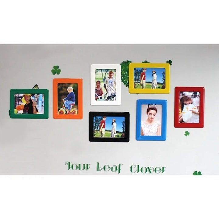 Magnetic Fridge Colorful DIY Photo Frames | Stornfield