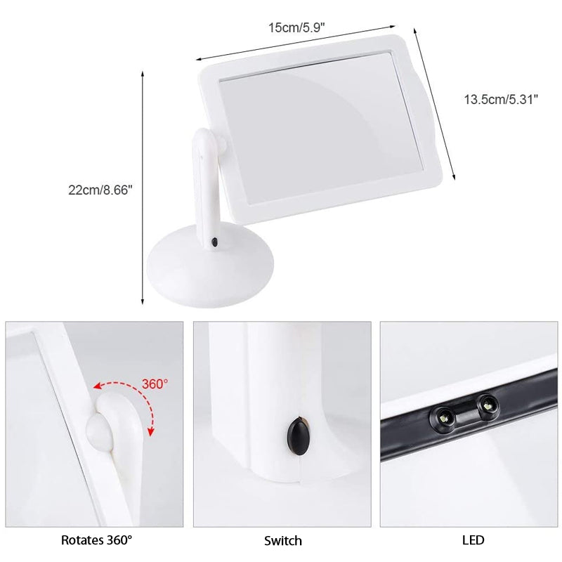 Stornfield | Hands-Free Desktop Magnifier with LED