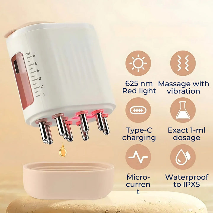 HairVibe Electric Scalp Massager | Improved Blood Circulation – Stress Relief to Promote Hair Growth and Scalp Health Stornfield