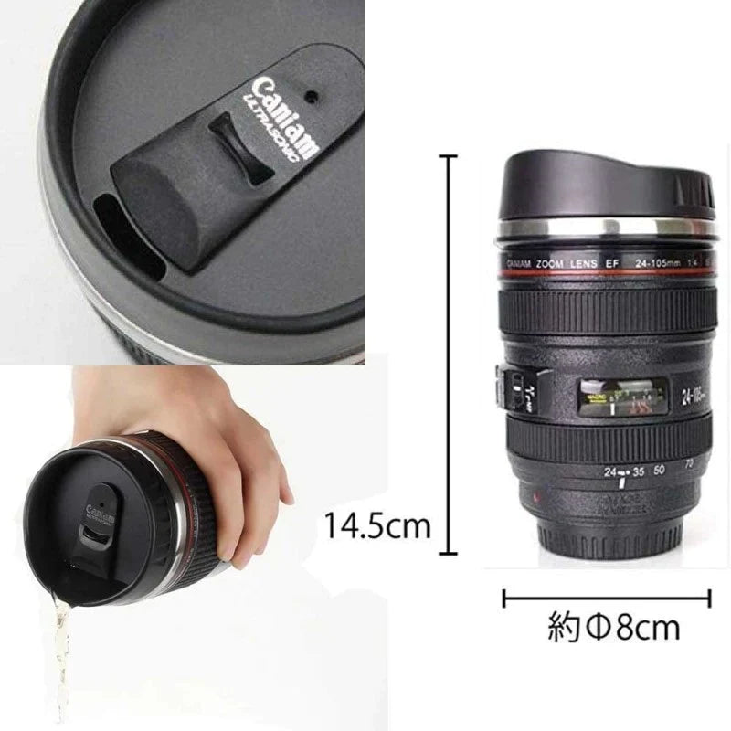 Creative Camera Lens Coffee Tea Mug 300 ML Stornfield