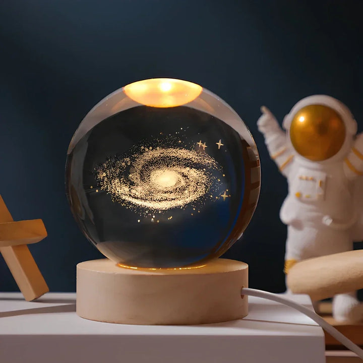 3D Engraved Crystal Sphere - Celestia | Stornfield