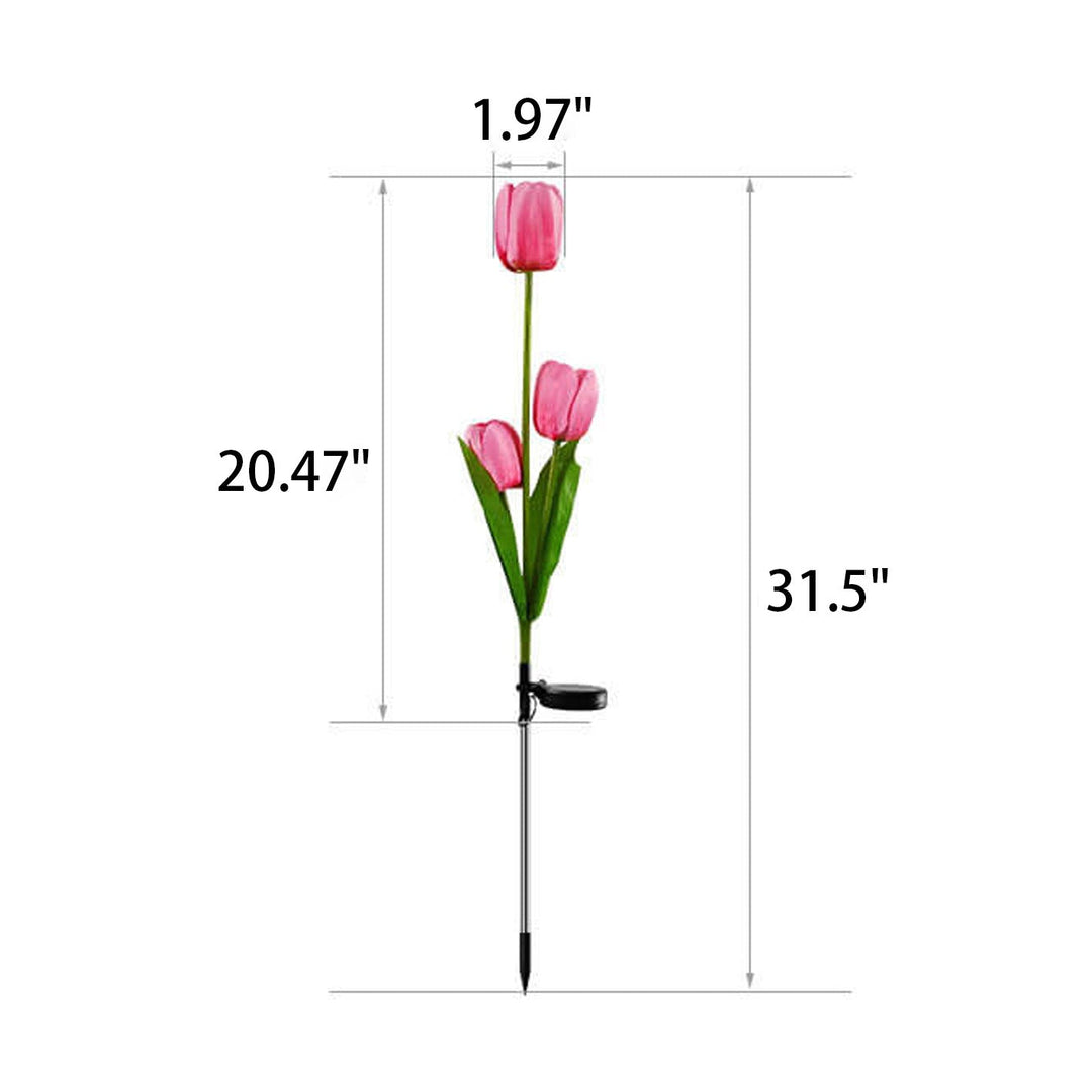 Stornfield | Solar Garden Light Tulip LED Landscape Stake Light Tulip
