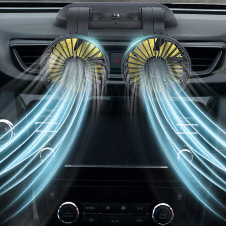 Double head car cooling air circulation fan | Stornfield
