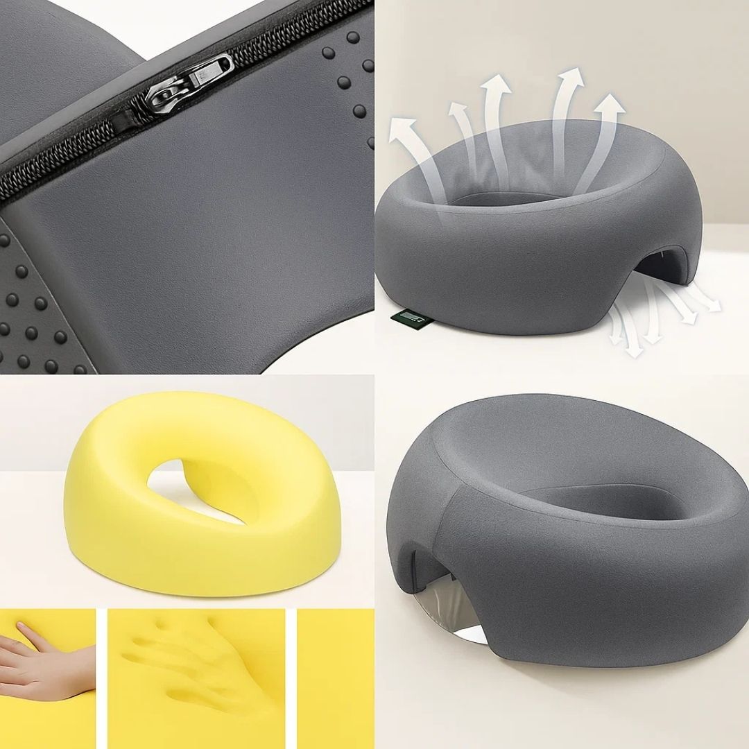 FaceEase | Face-Down Cushion – Pressure Relief Support – Contoured Memory Foam – Ideal for Massage, Beauty & Stomach Sleeping Stornfield