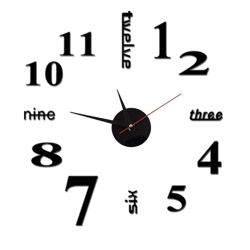 DIY Modern No-Punch Wall Clock | Stornfield
