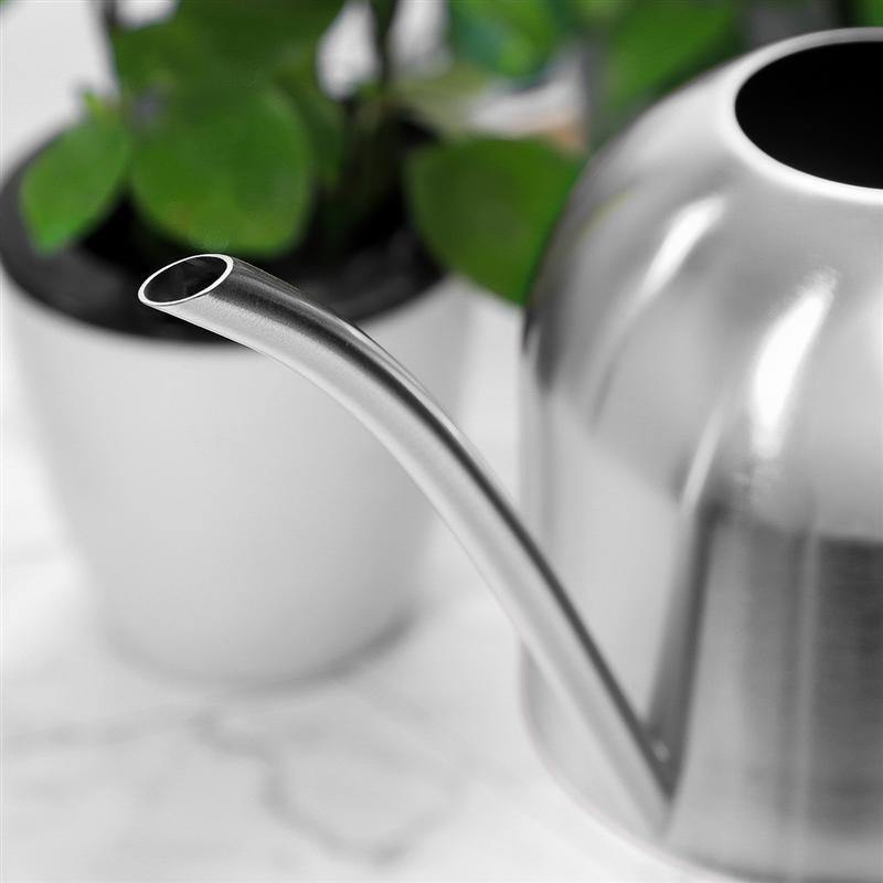 Stornfield | AquaGrace Stainless Steel Watering Can with Flexible Spout | Modern Design | Perfect Watering | Rust-Resistant