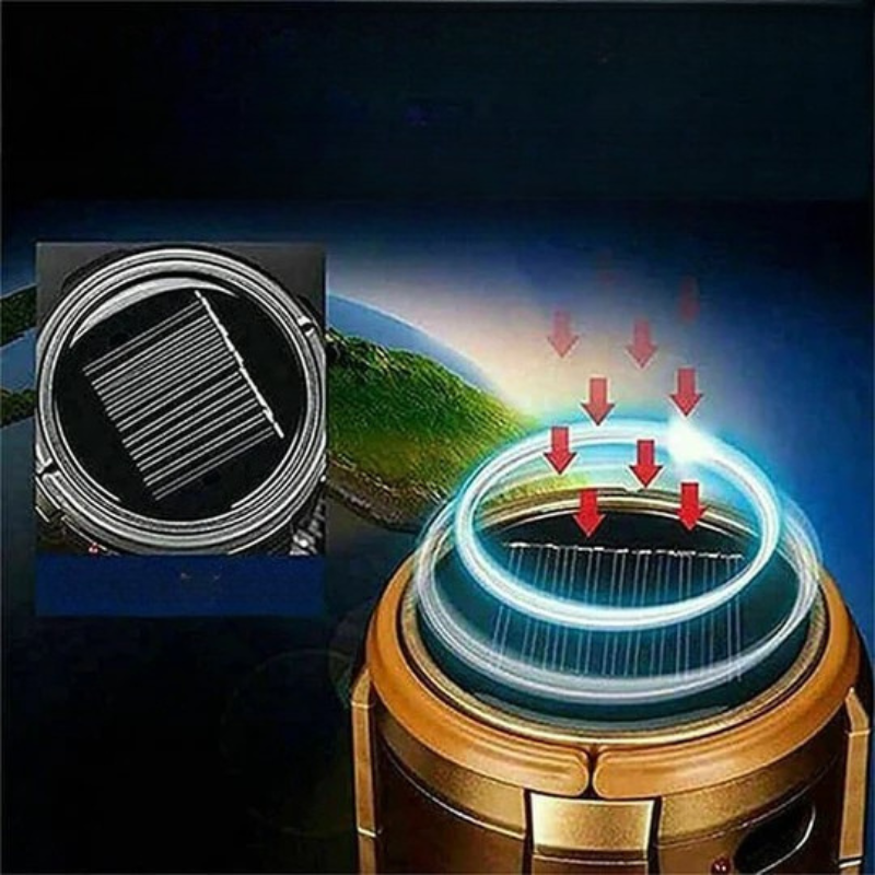 Foldable light with built-in fan and USB rechargeable power bowl