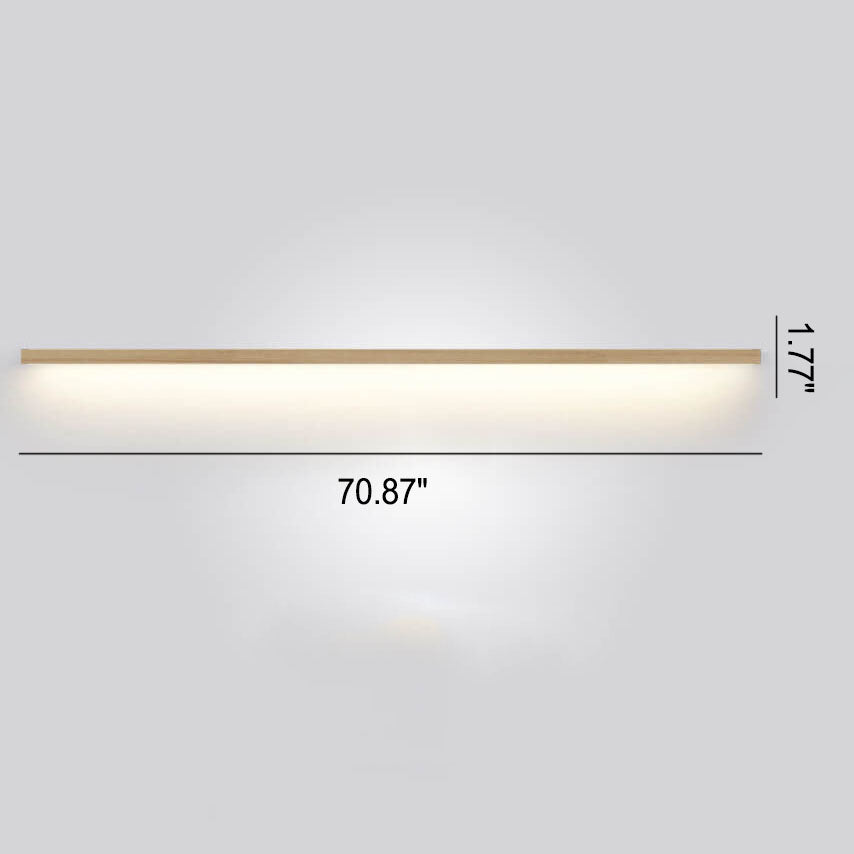 Stornfield | ZenBeam Japanese LED Wall Sconce | Solid Wood Design | Modern Accent Lighting