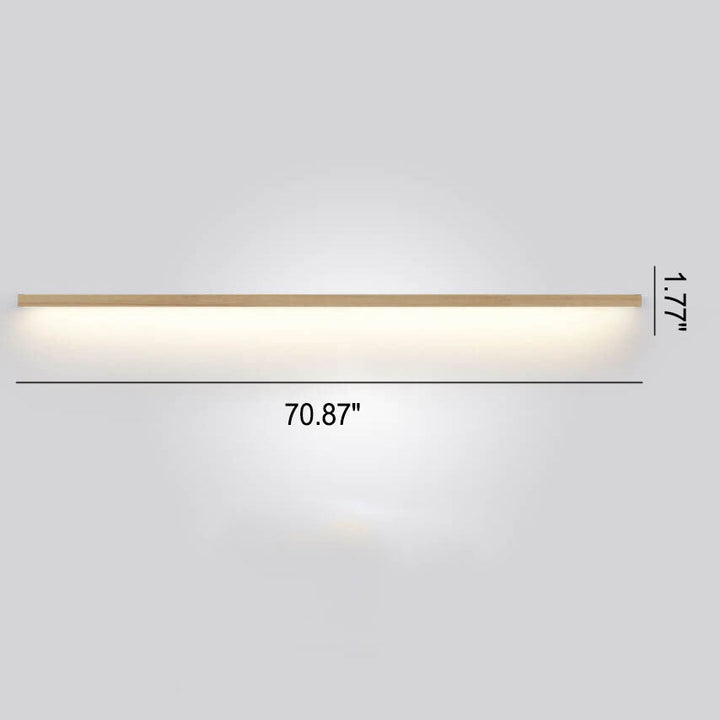 Stornfield | ZenBeam Japanese LED Wall Sconce | Solid Wood Design | Modern Accent Lighting