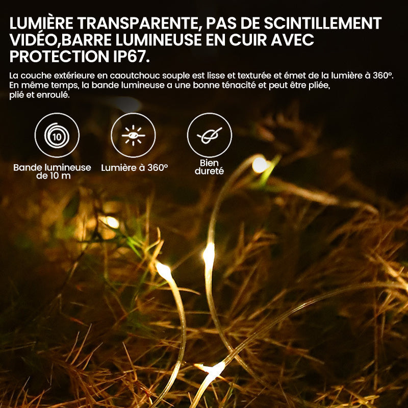 Portable retractable waterproof outdoor light garland | Stornfield