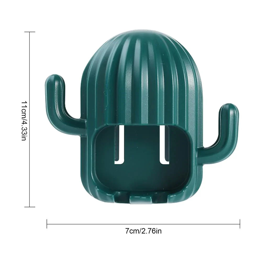 Wall Toothbrush Holder Cactus Shape Stornfield