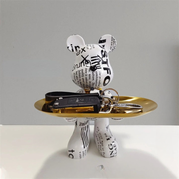 Stornfield | Bear Statue with Tray