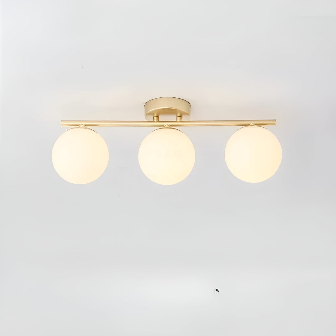 LED ceiling light made of glass – Nordic design | For living & bedroom | Stornfield