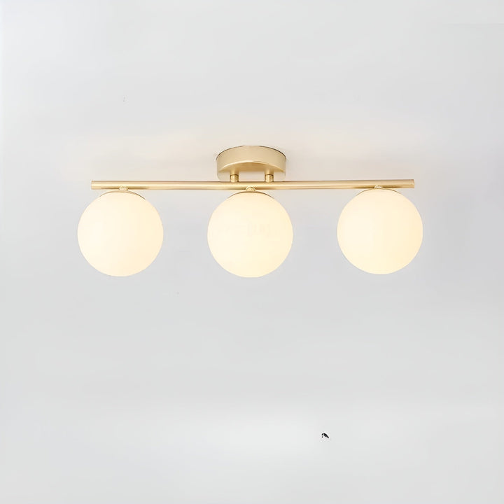 LED ceiling light made of glass – Nordic design | For living & bedroom | Stornfield