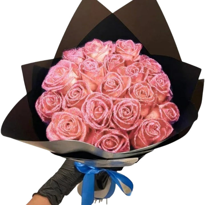 LumiPetal Glitter Roses – Decorative Stornfieldumen for Party and Gift | Stornfield