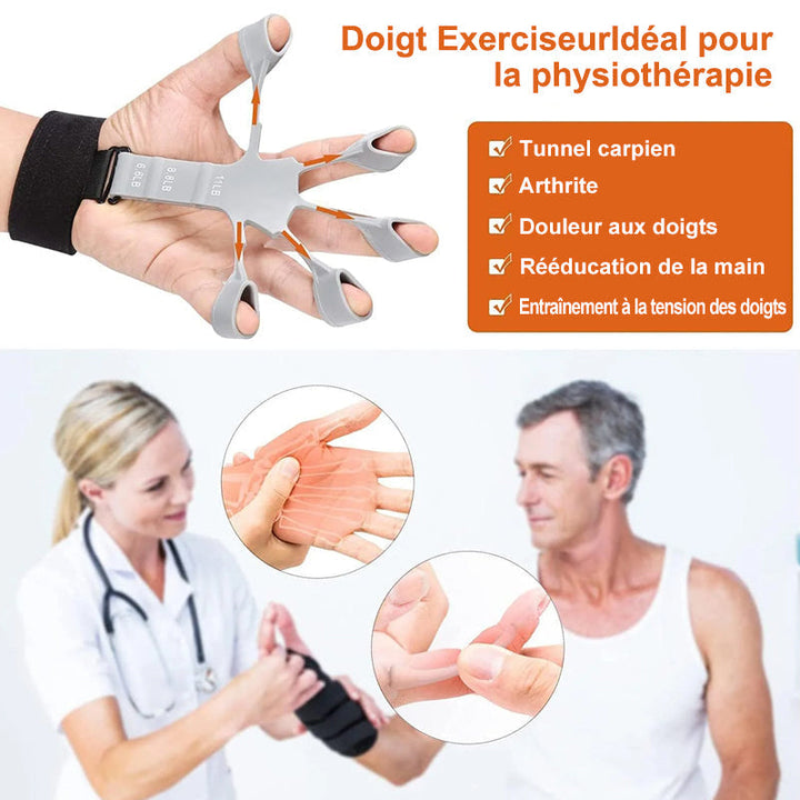 Silicone finger exercise trainer | Stornfield