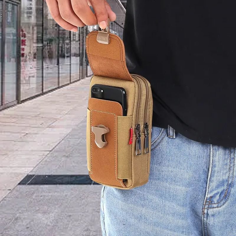 Multifunctional belt phone pouch for men | Stornfield