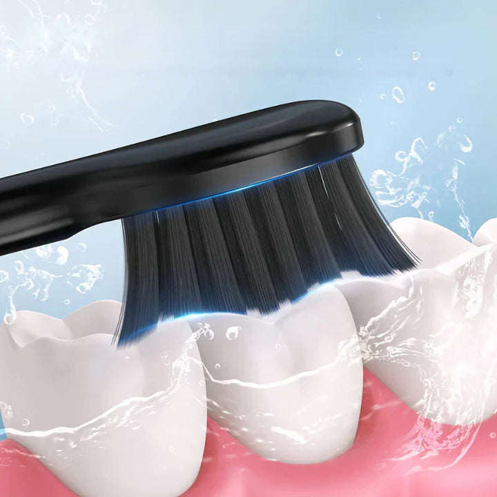 SonicPure rechargeaStornfielde toothbrush – Whisper quiet, powerful & includes 8 brush heads | Stornfield