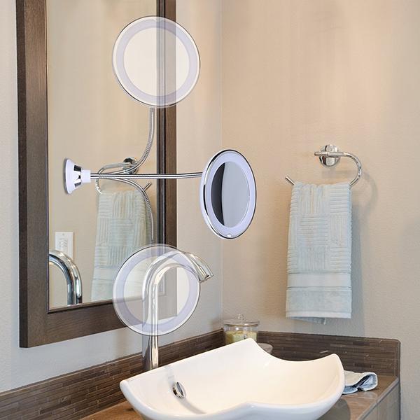 Stornfield | 10x Magnifying LED Lighted Makeup Mirror