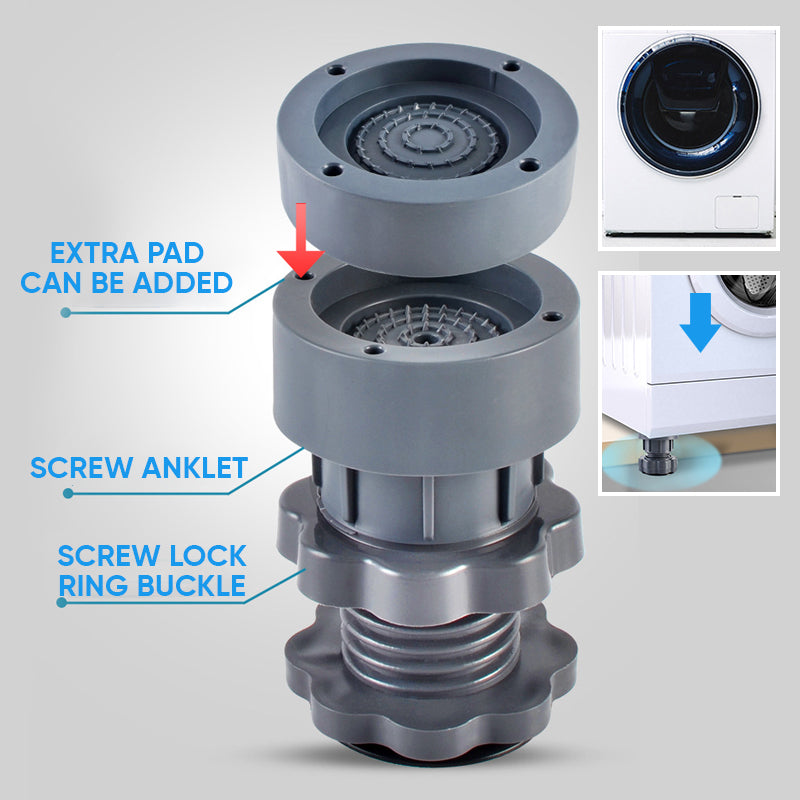 4 Pcs Adjustable Height Washing Machine Support | Stornfield