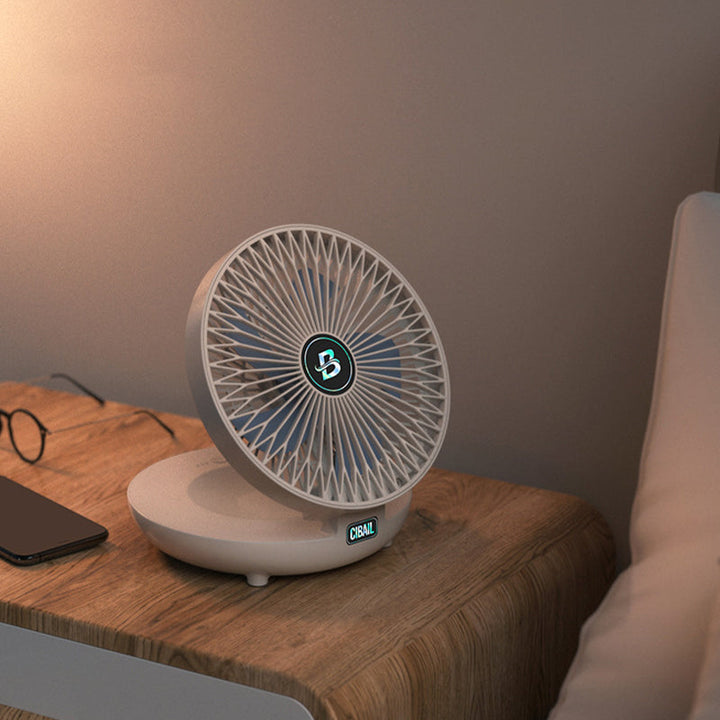 Portable Mini Desktop Fan, USB Rechargeable Adjustable Wall-Mount Fan | Stornfield