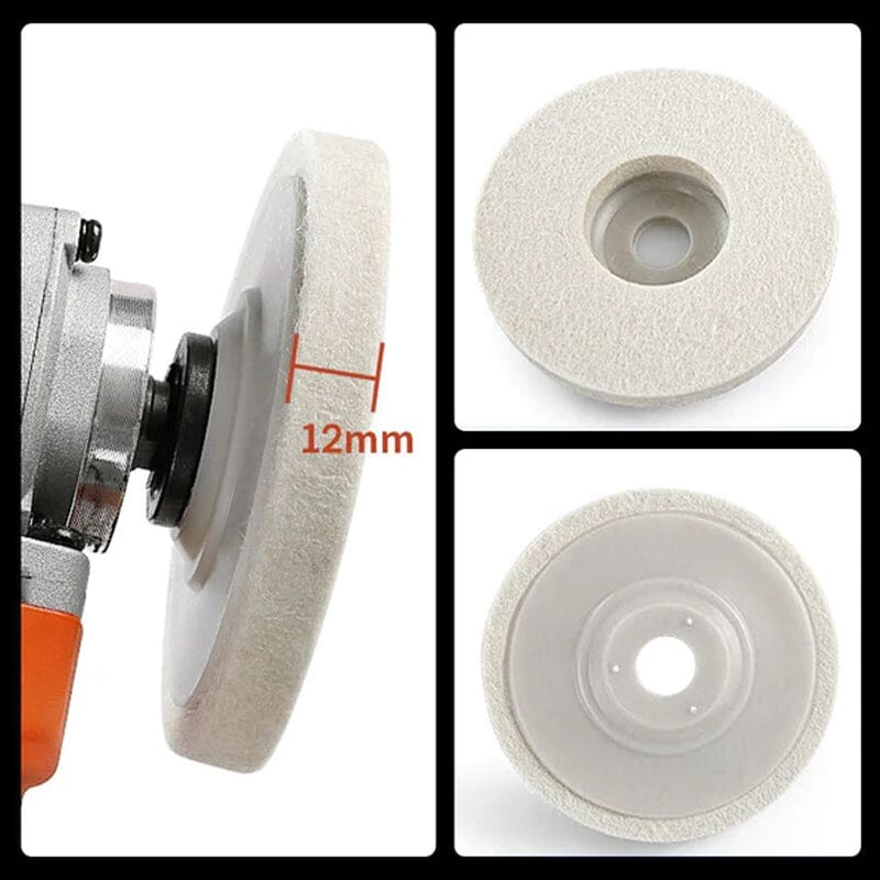 Wool Polishing Wheel Disc | Stornfield