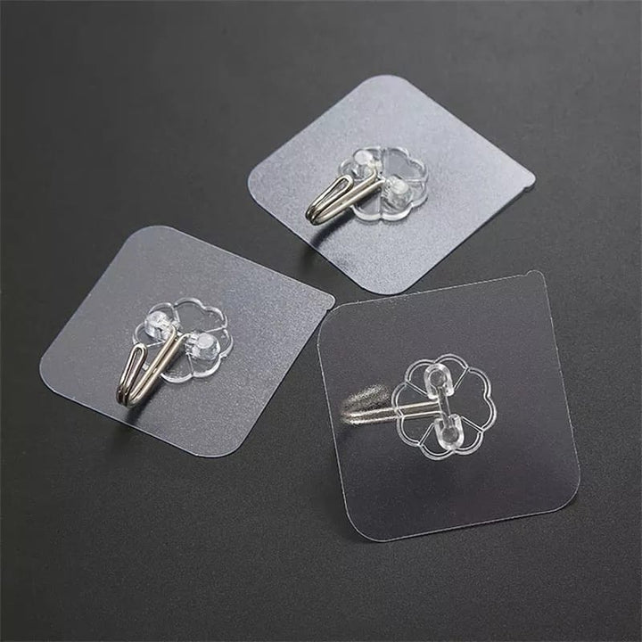 10 PCS Transparent Wall Hook Stornfield