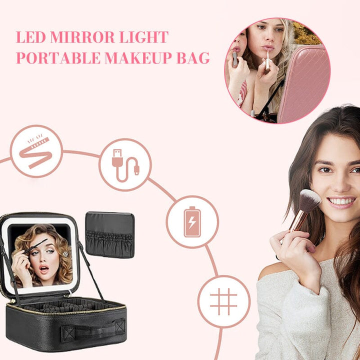 LED Light Portable Makeup Bag | Stornfield