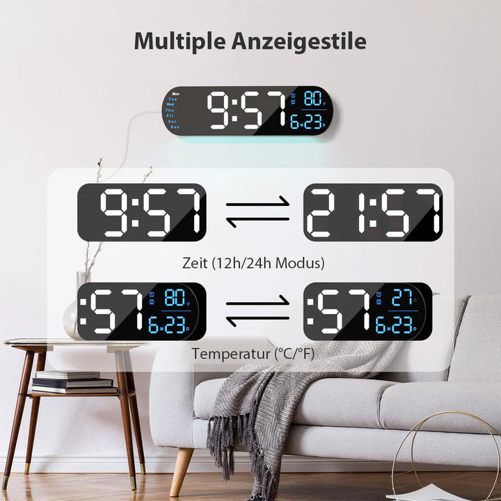 Saker multifunctional watch with LED display | Stornfield