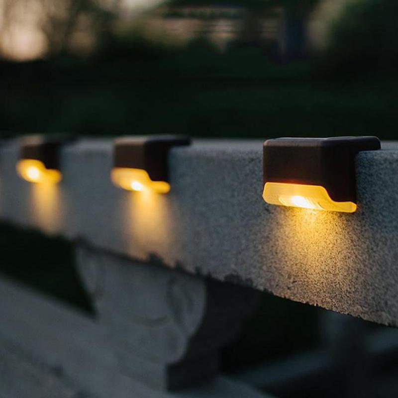 Outdoor Waterproof Solar Stair Lights (4 PCS) | Stornfield