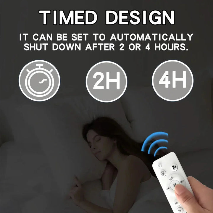Ceiling fan LED with remote control and dimmable light | Stornfield