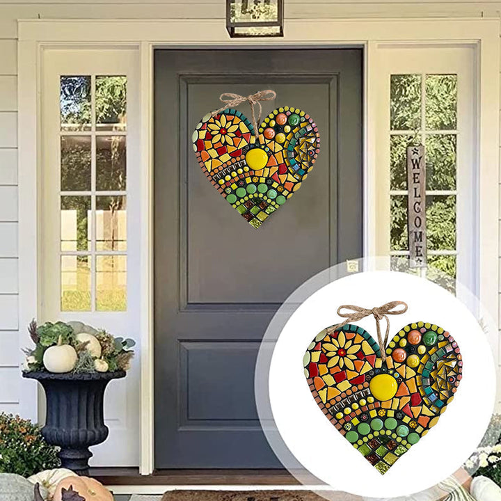 Stornfield | Large Mosaic Heart Garden Decoration