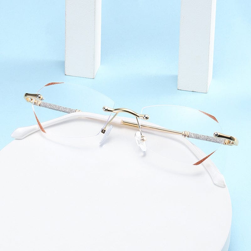 Stornfield | Fashionable rimless anti-blue light reading glasses