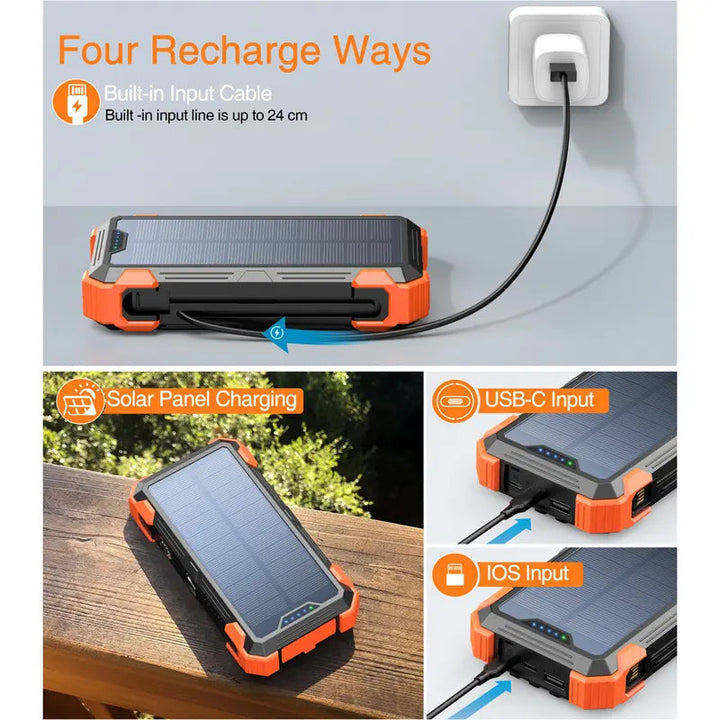 Rivanta Solar-Powerbank Emergency Powerbank IPX4 | Stornfield