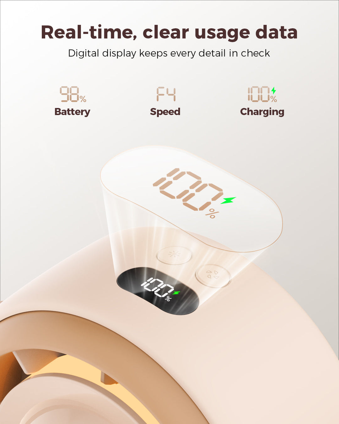 Baby Stroller Fan - 4000mAh Rechargeable 4-Speed | Stornfield