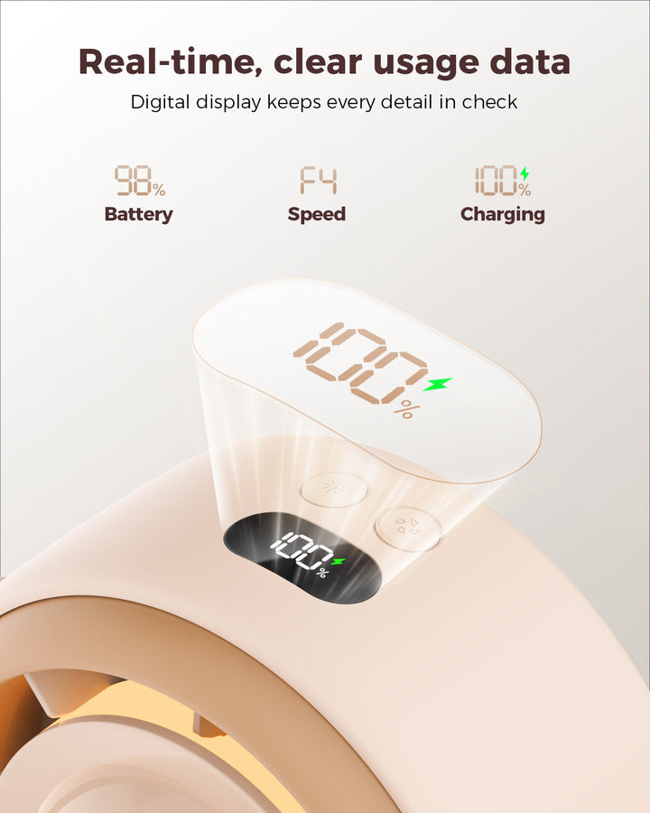Baby Stroller Fan - 4000mAh Rechargeable 4-Speed | Stornfield