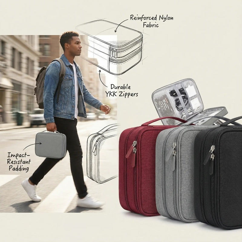 Stornfield Triple Layer Tech Organizer