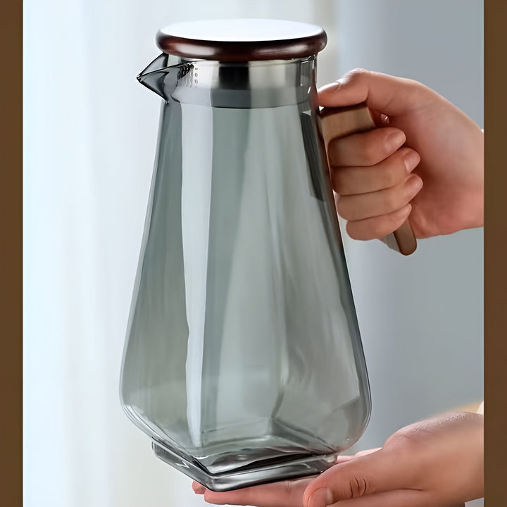 Glass Jug with Large Capacity – Heat Resistant and DuraStornfielde | Perfect for Water and Juice | Stornfield