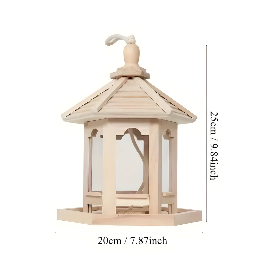 SkyPerch Nest - Paintable wood hanging birdhouse | Stornfield