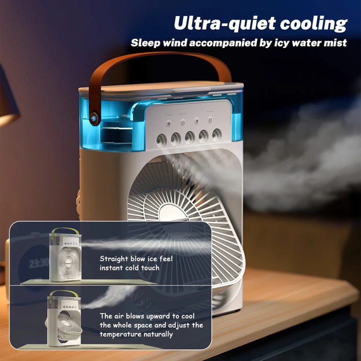 3-in-1 Portable Air Cooler with Humidifier and LED Night Lights | Stornfield