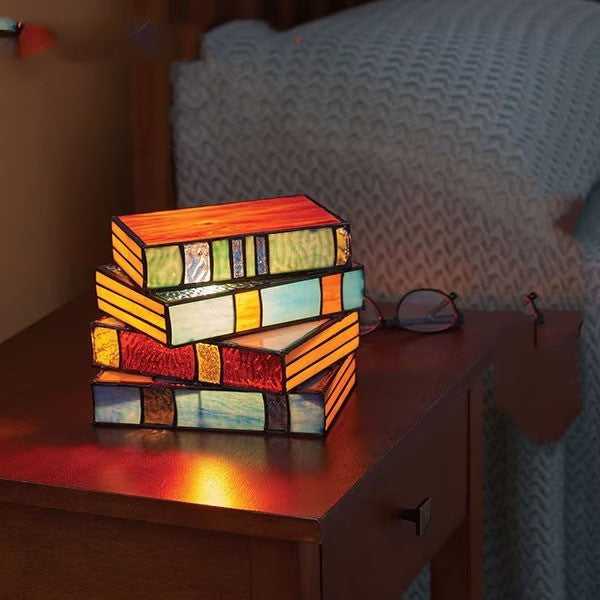 Stornfield | Stacked Book Table Lamp