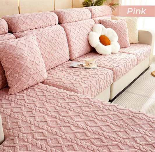 Full Wrap Soft Fleece Stretch Couch Cover for All Seasons | Stornfield