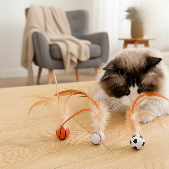 FetherSprint — Unleash the wild hunter in your cat with silent play fun! | Stornfield