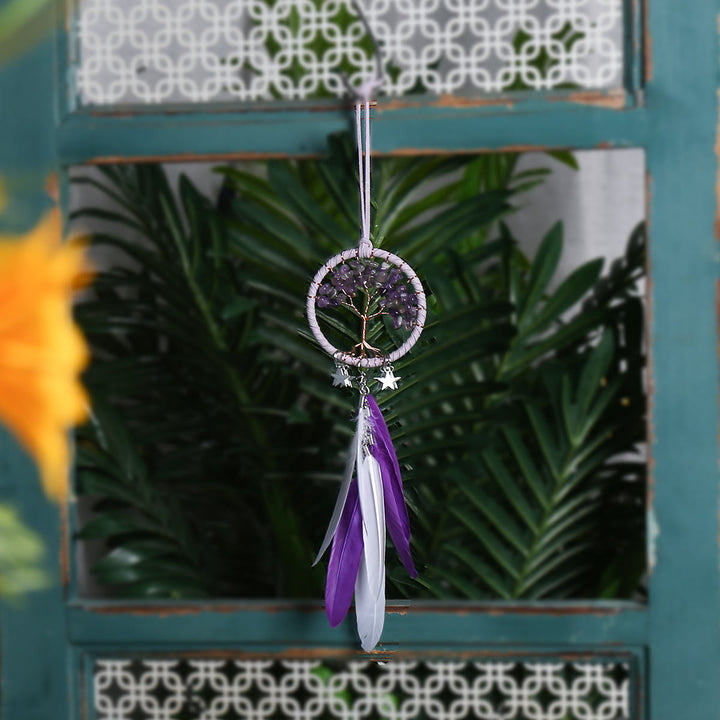 Stornfield | Frendorf Tree of Life Gemstone Dream Catcher Hanging Jewelry