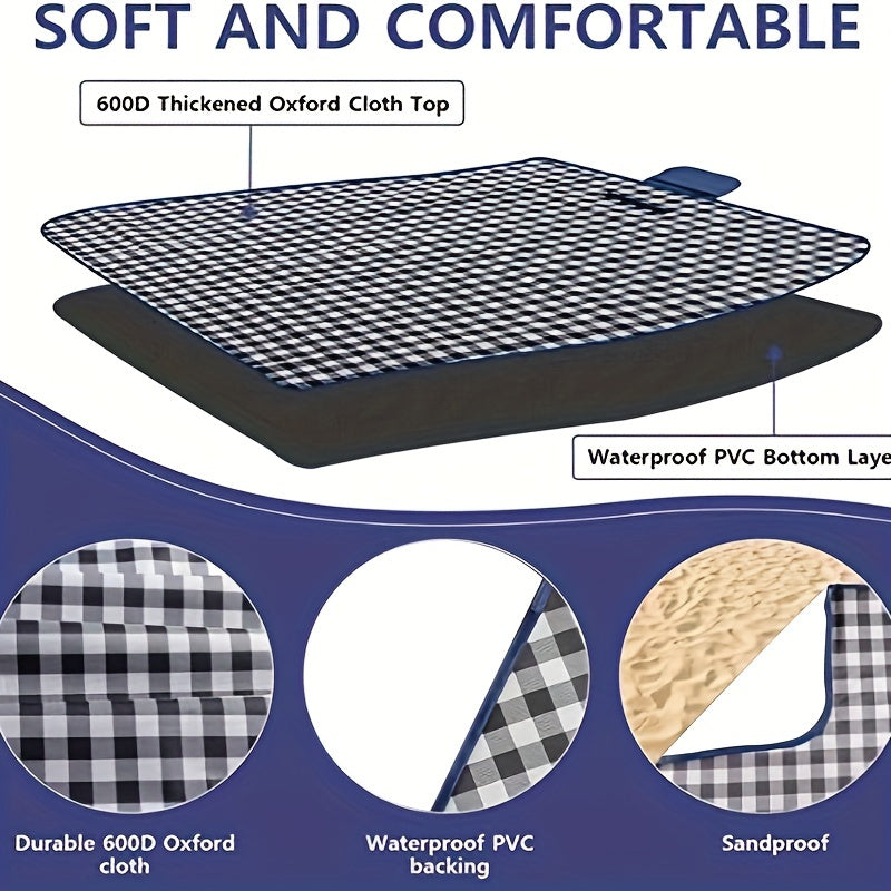 Stornfield | Extra Large Waterproof Picnic Blanket | Foldable Outdoor Mat