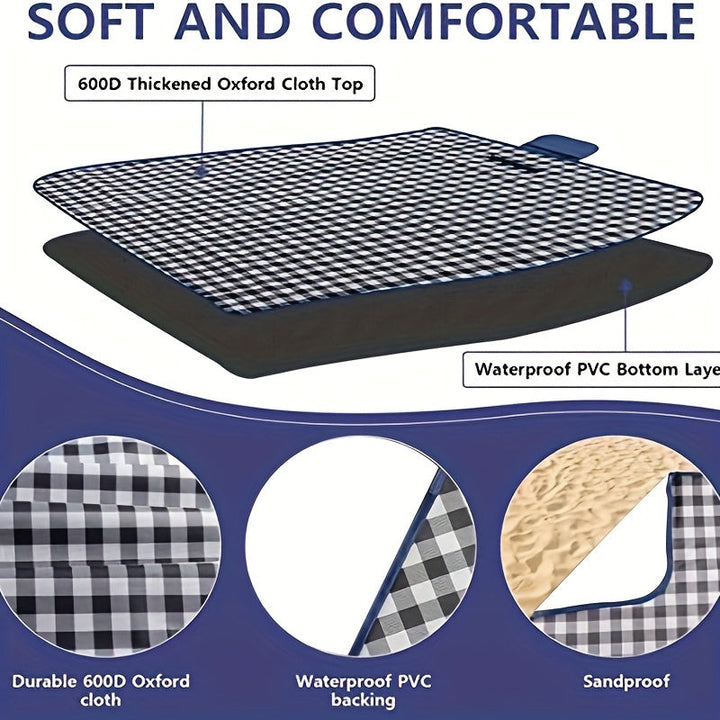 Stornfield | Extra Large Waterproof Picnic Blanket | Foldable Outdoor Mat