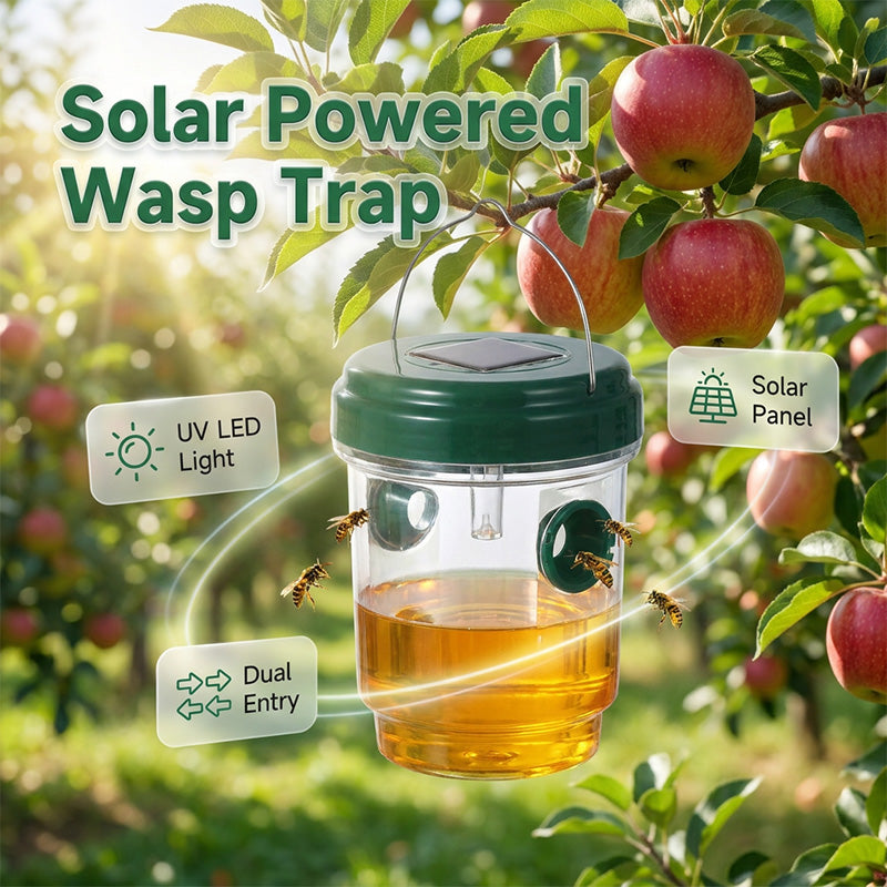Solar powered wasp trap with LED lure | Stornfield
