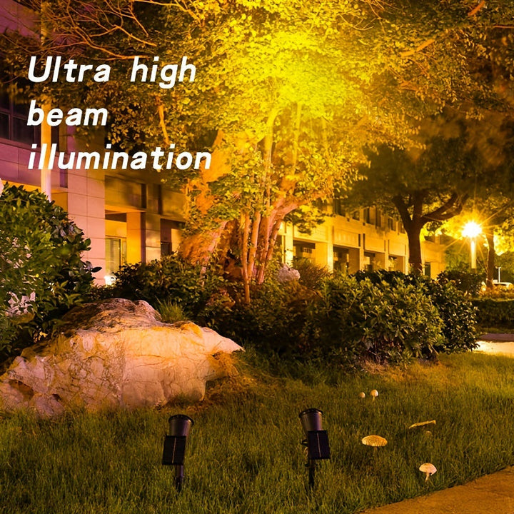 SolarLuxe Spotlight - Sustainable 9LED Garden Lighting | Stornfield