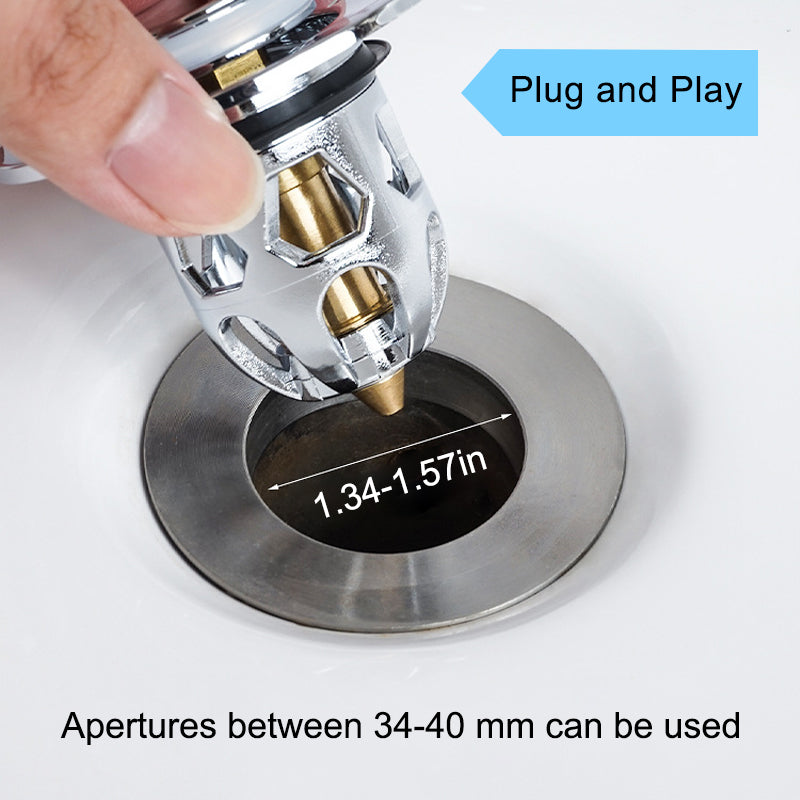 Press-Pop Sink Drain Stopper | Stornfield