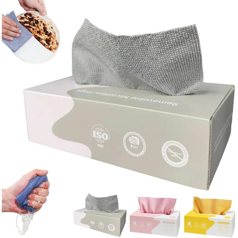 Stornfield Reusable Pop-Up Microfiber Wipes